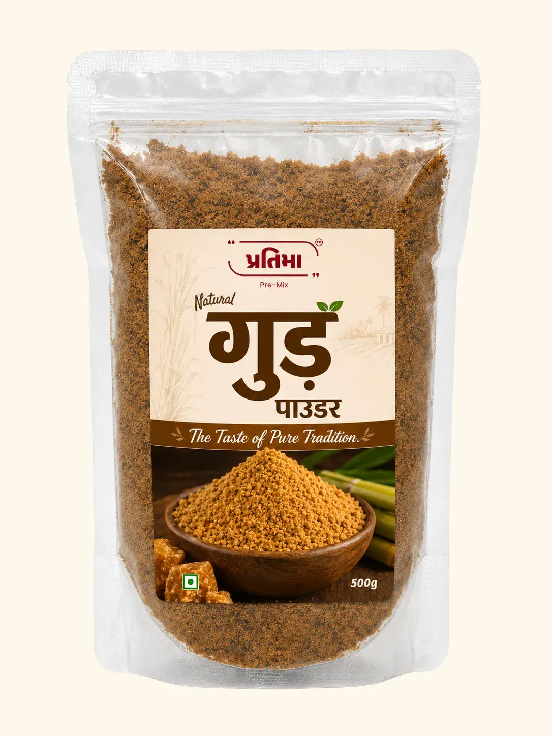 Pratima Pre-Mix Natural Gud Powder 500 g pack